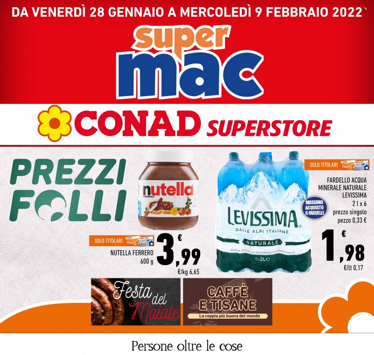 Volantino Conad - 28/1/2022 - 9/2/2022. Pagina 1