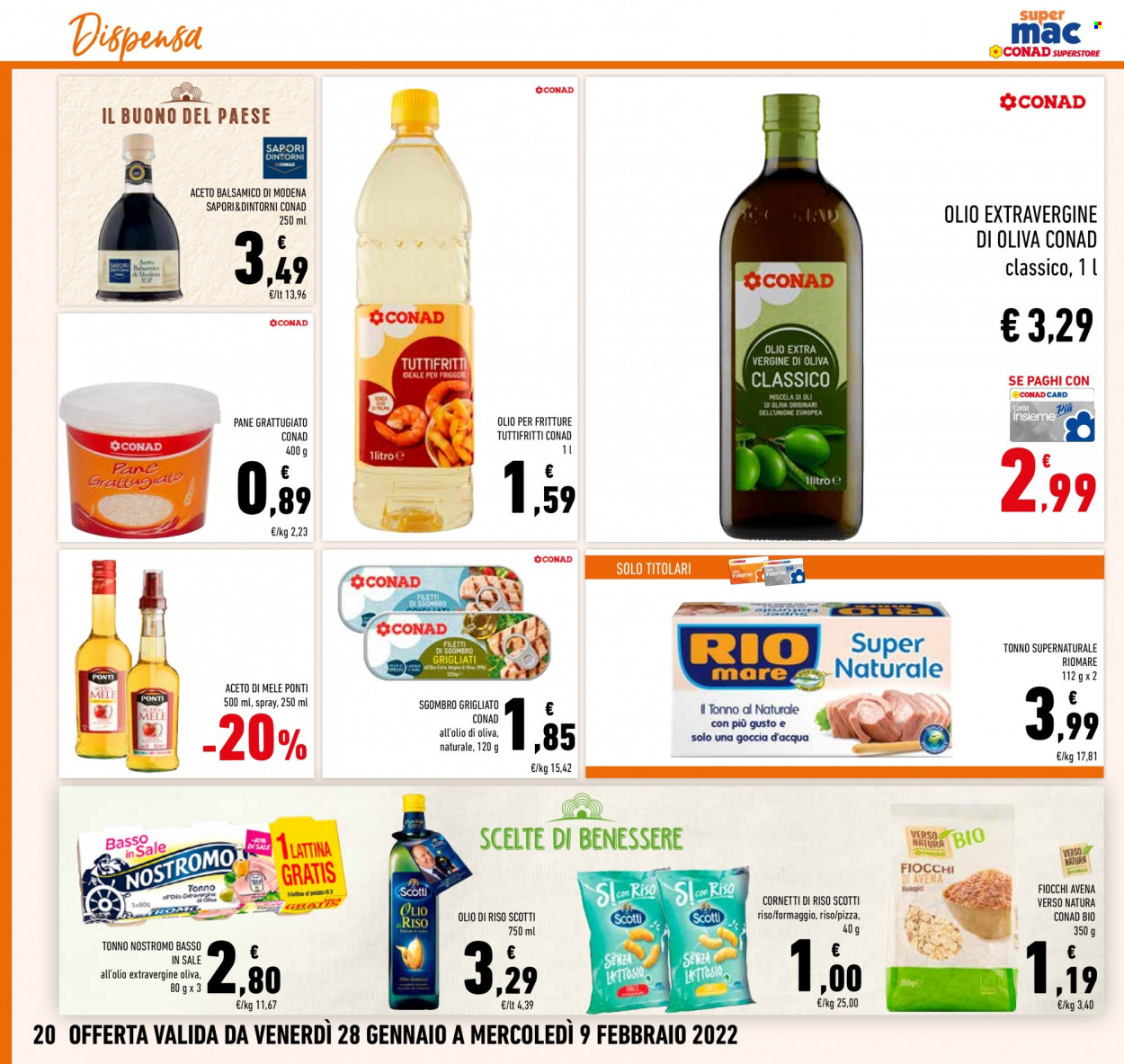 Volantino Conad - 28/1/2022 - 9/2/2022. Pagina 20