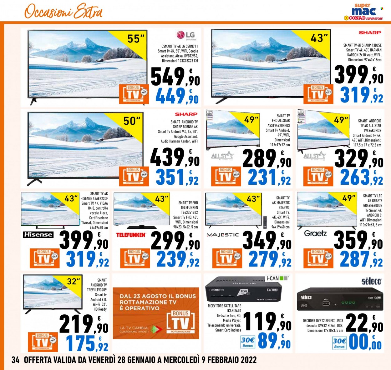 Volantino Conad - 28/1/2022 - 9/2/2022. Pagina 34