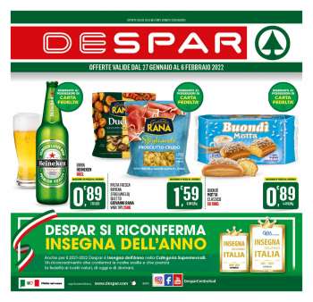 Volantino Despar - 27/1/2022 - 6/2/2022.