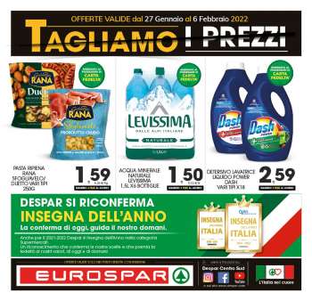 Volantino Eurospar - 27/1/2022 - 6/2/2022.