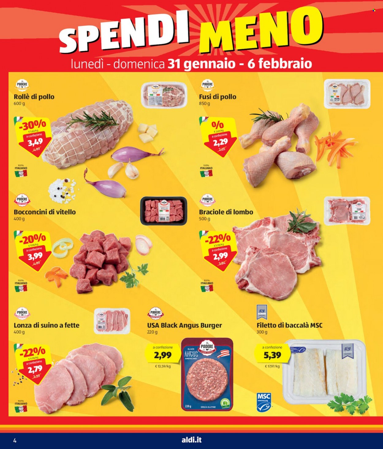 Volantino Aldi - 31/1/2022 - 6/2/2022. Pagina 4