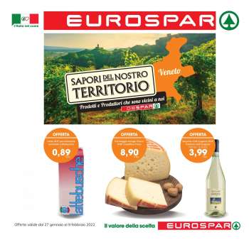 Volantino Eurospar - 27/1/2022 - 9/2/2022.