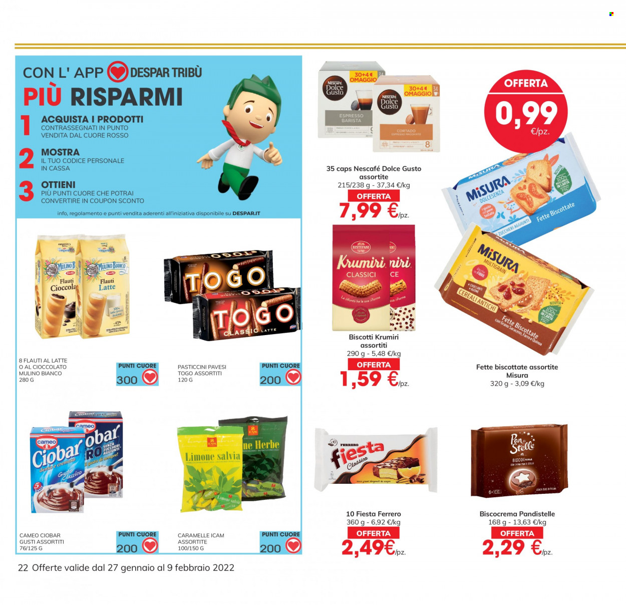 Volantino Eurospar - 27/1/2022 - 9/2/2022. Pagina 22