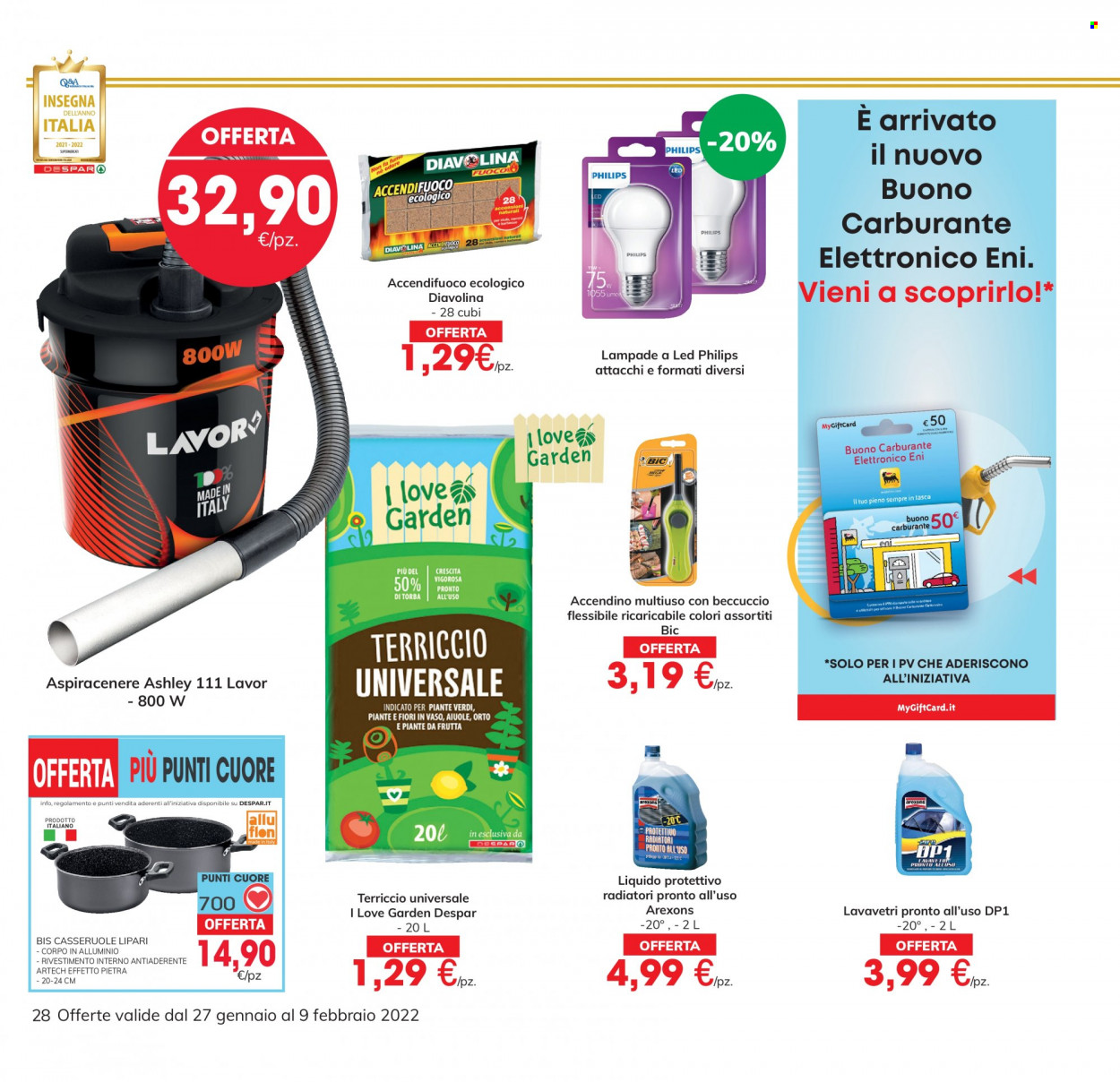 Volantino Eurospar - 27/1/2022 - 9/2/2022. Pagina 28