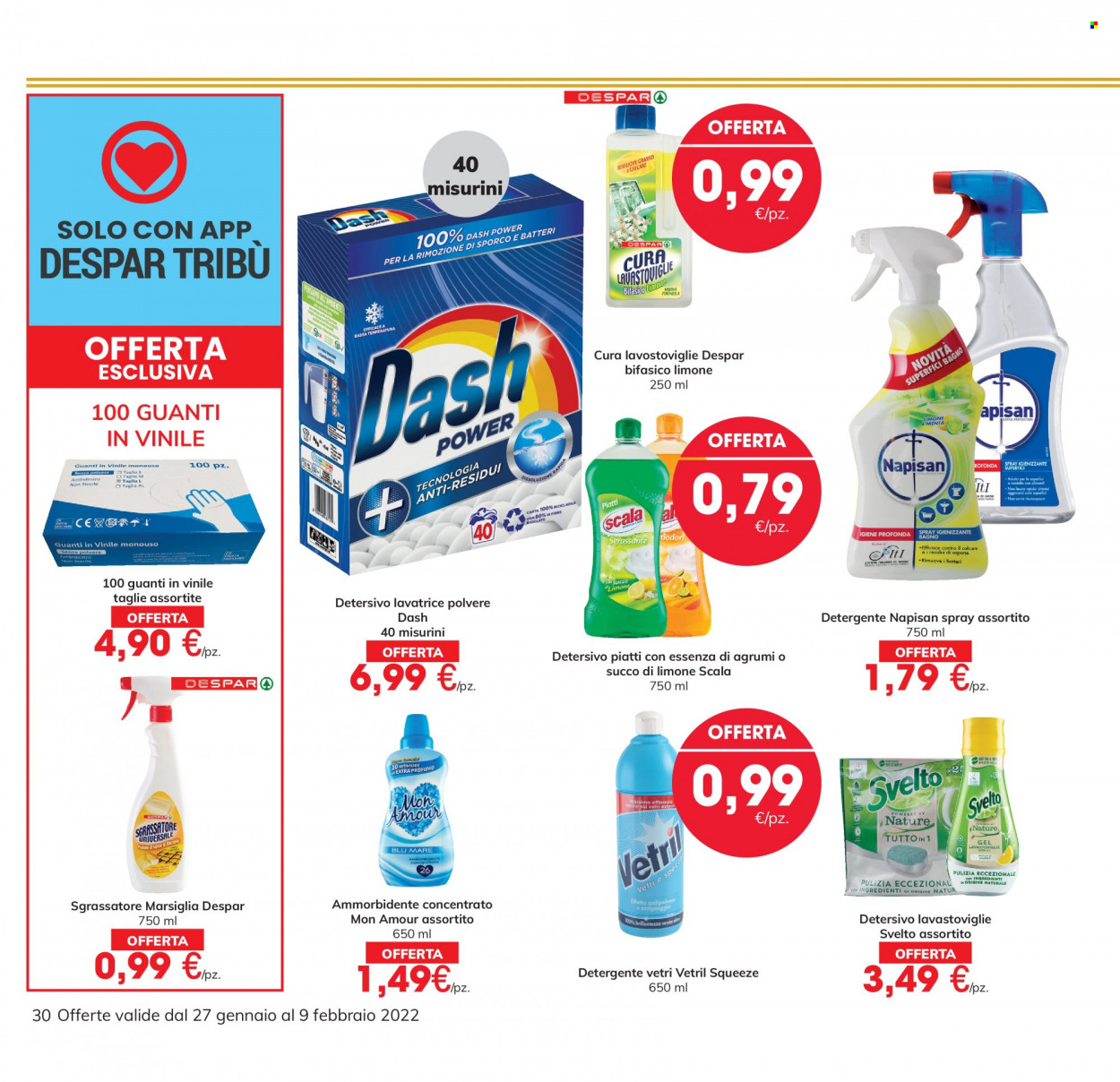Volantino Eurospar - 27/1/2022 - 9/2/2022. Pagina 30