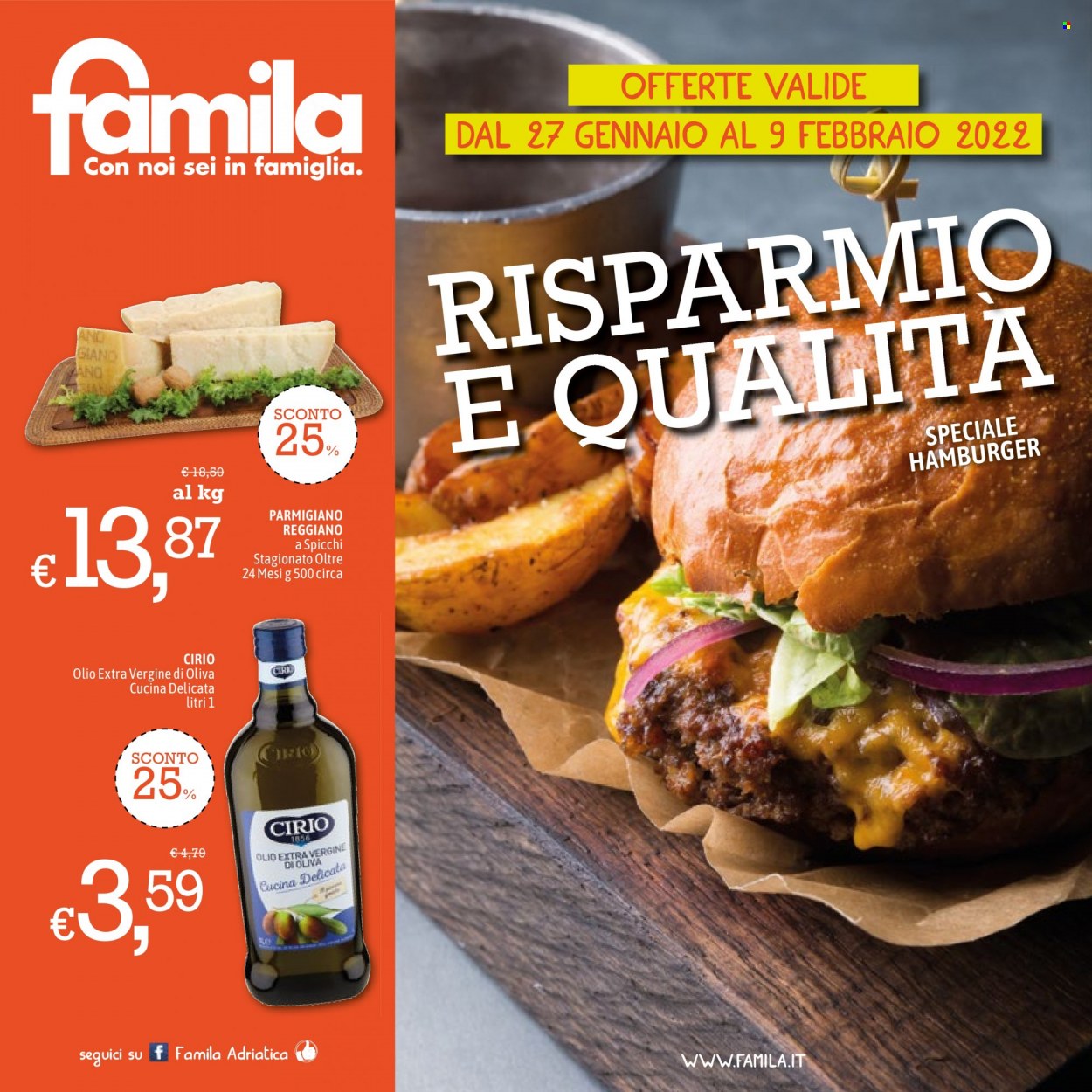 Volantino Famila - 27/1/2022 - 9/2/2022. Pagina 1