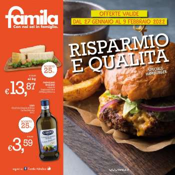 Volantino Famila - 27/1/2022 - 9/2/2022.