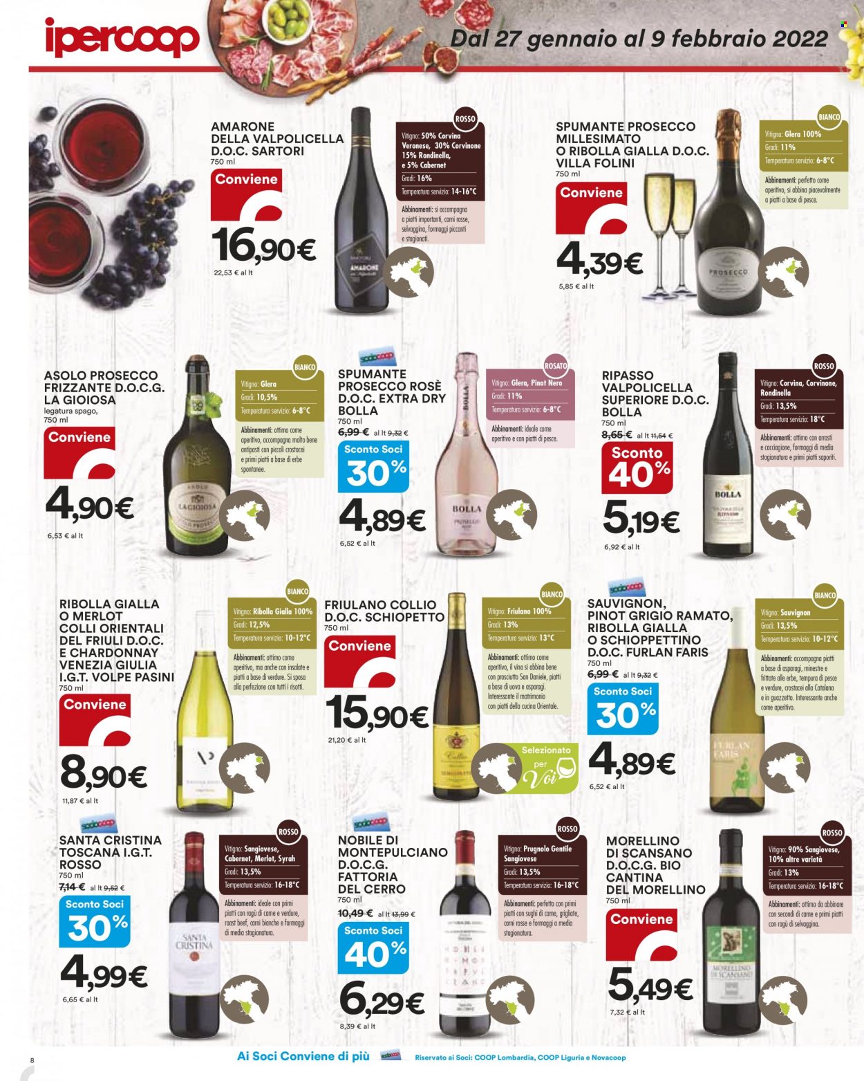Volantino Coop - 27/1/2022 - 9/2/2022. Pagina 8