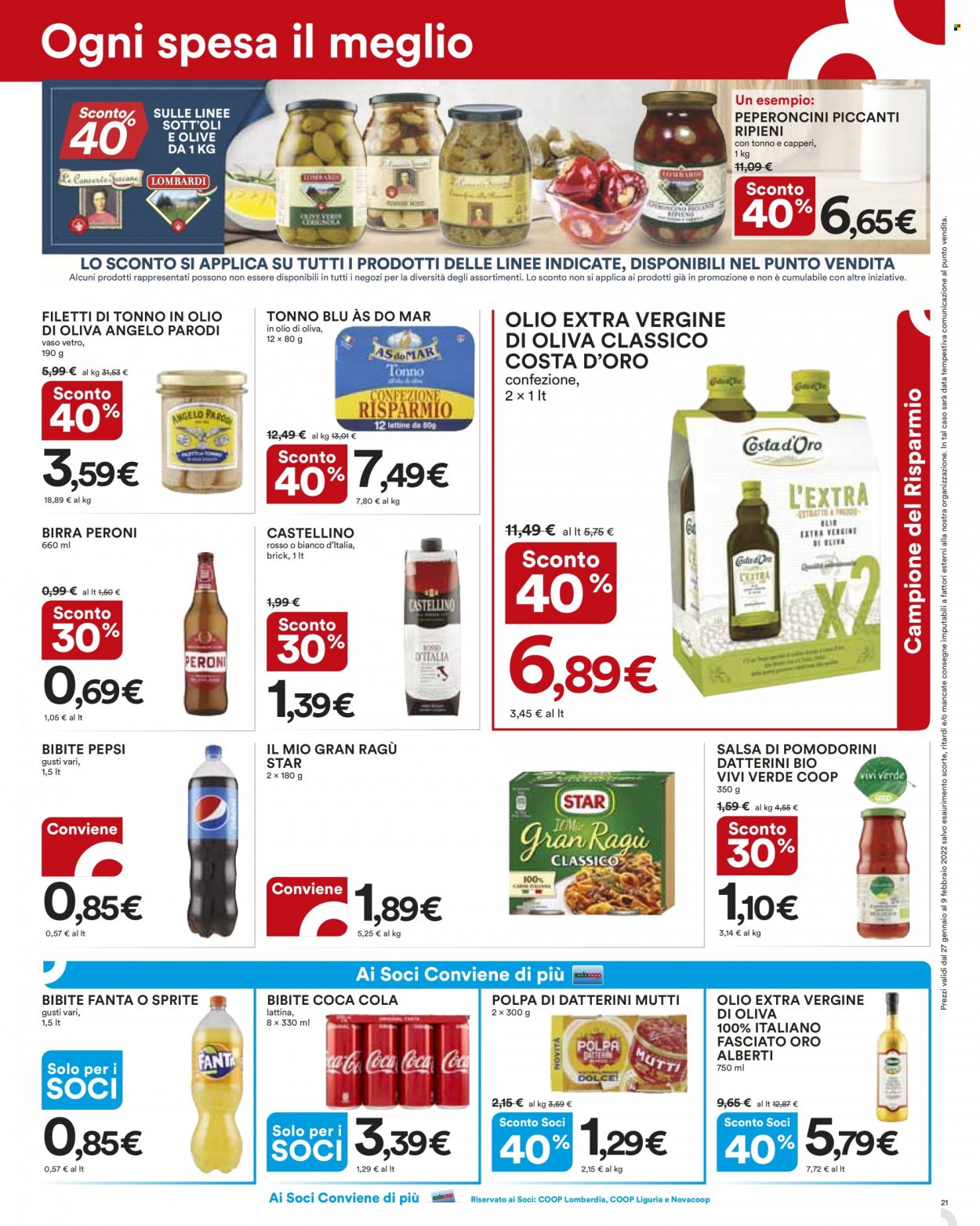 Volantino Coop - 27/1/2022 - 9/2/2022. Pagina 21