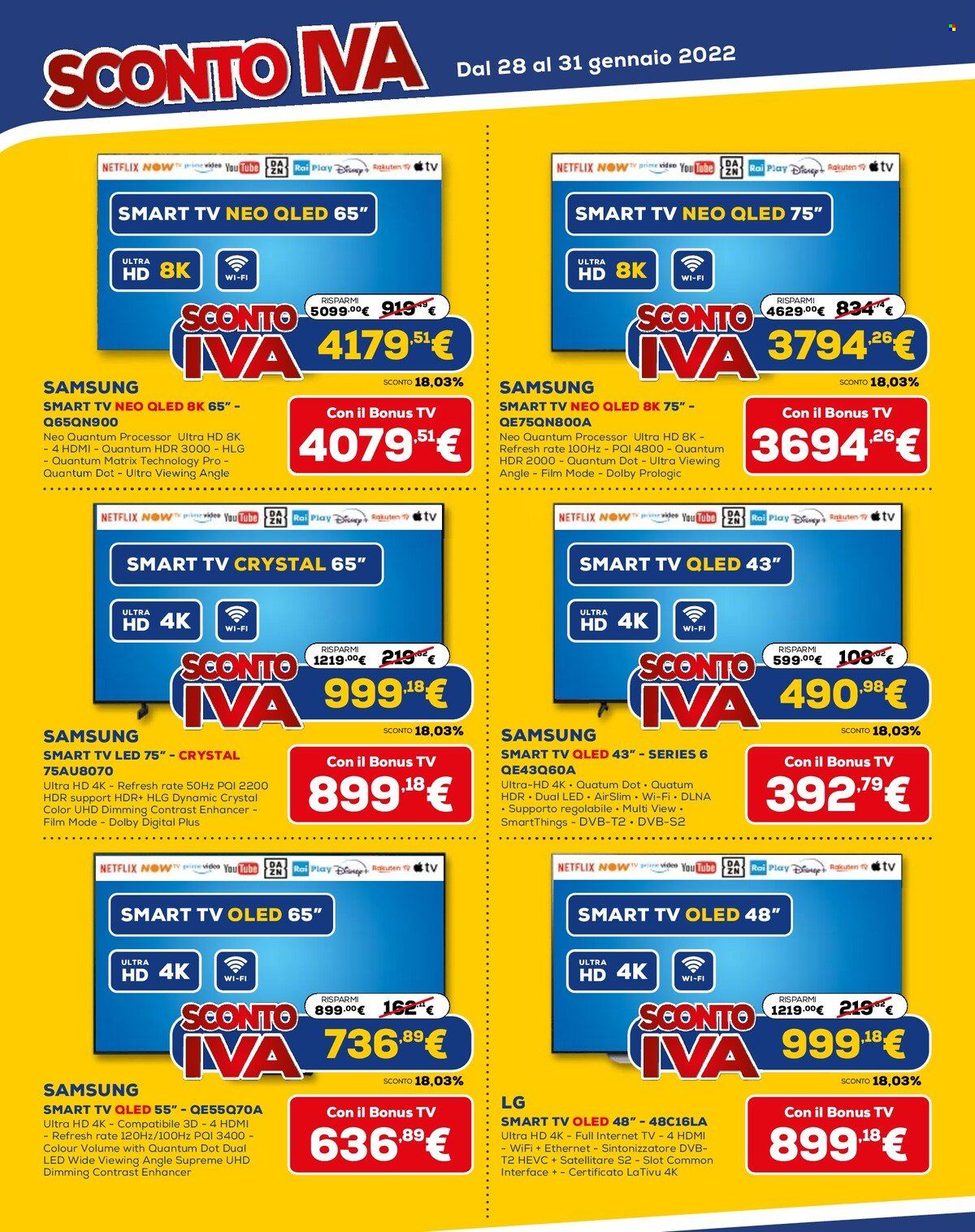 Volantino Euronics - 28/1/2022 - 31/1/2022. Pagina 2