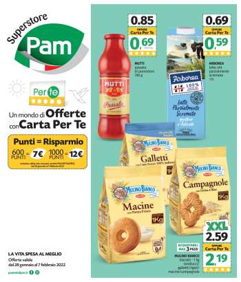Volantino Pam Panorama - 28/1/2022 - 7/2/2022.