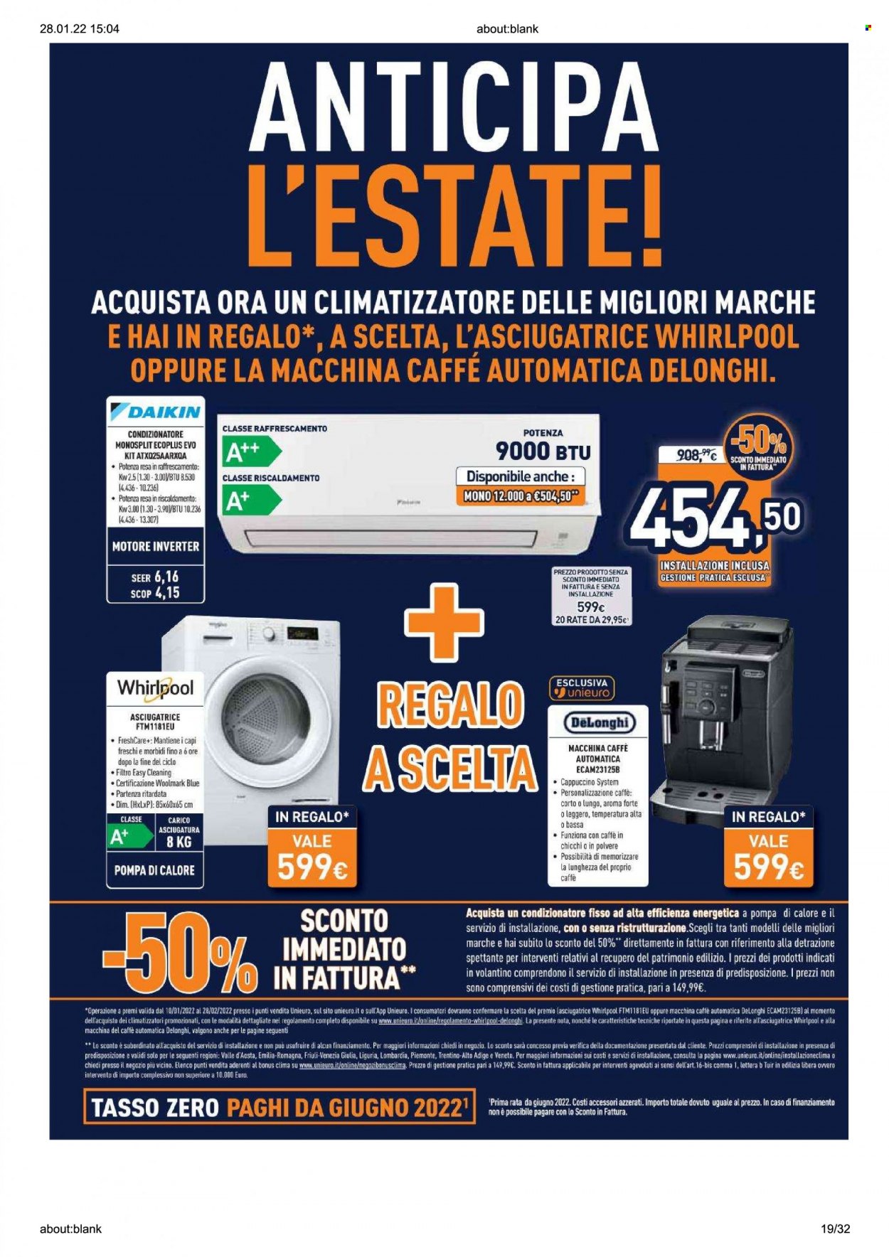 Volantino Unieuro - 28/1/2022 - 13/2/2022. Pagina 19