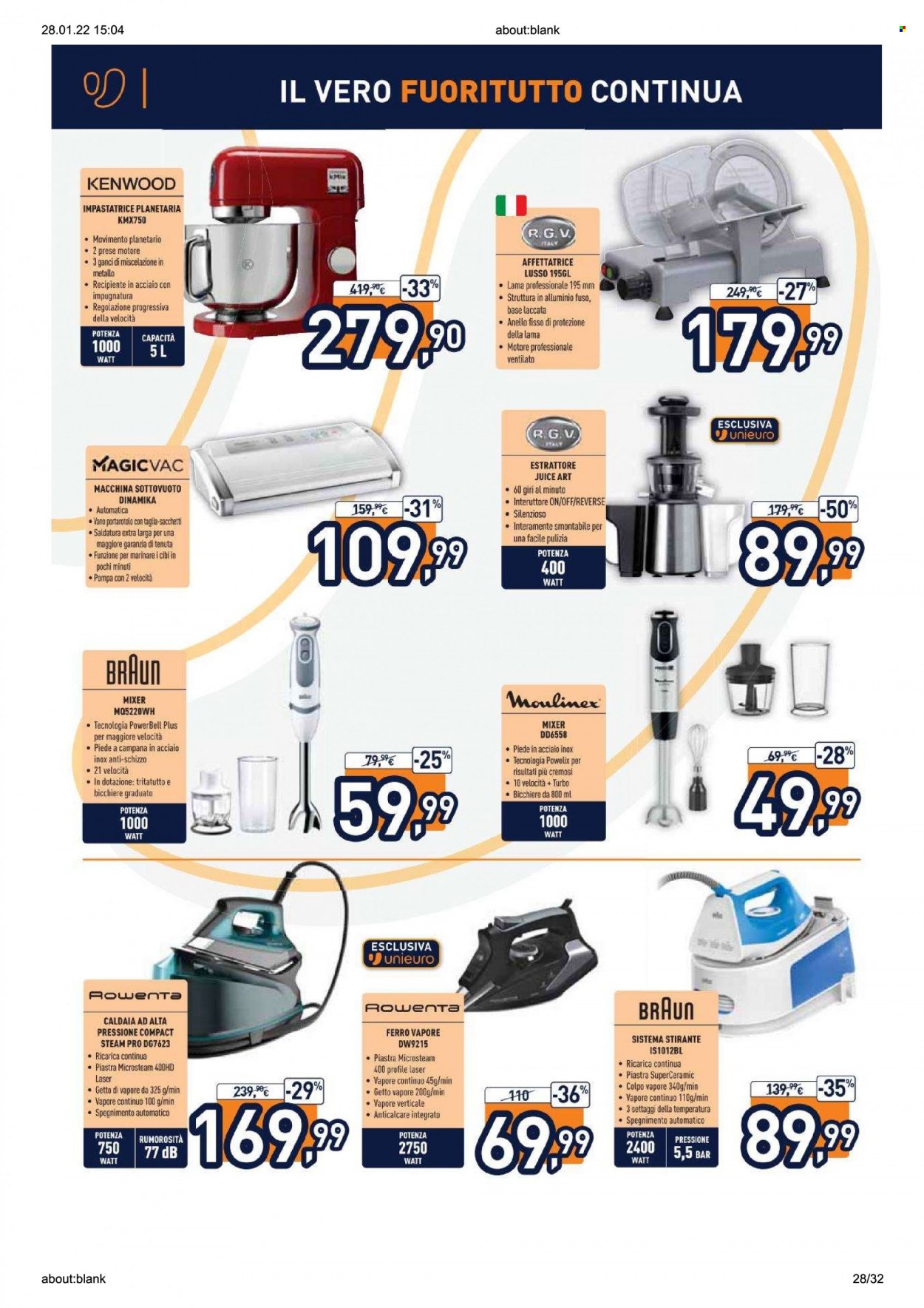 Volantino Unieuro - 28/1/2022 - 13/2/2022. Pagina 28