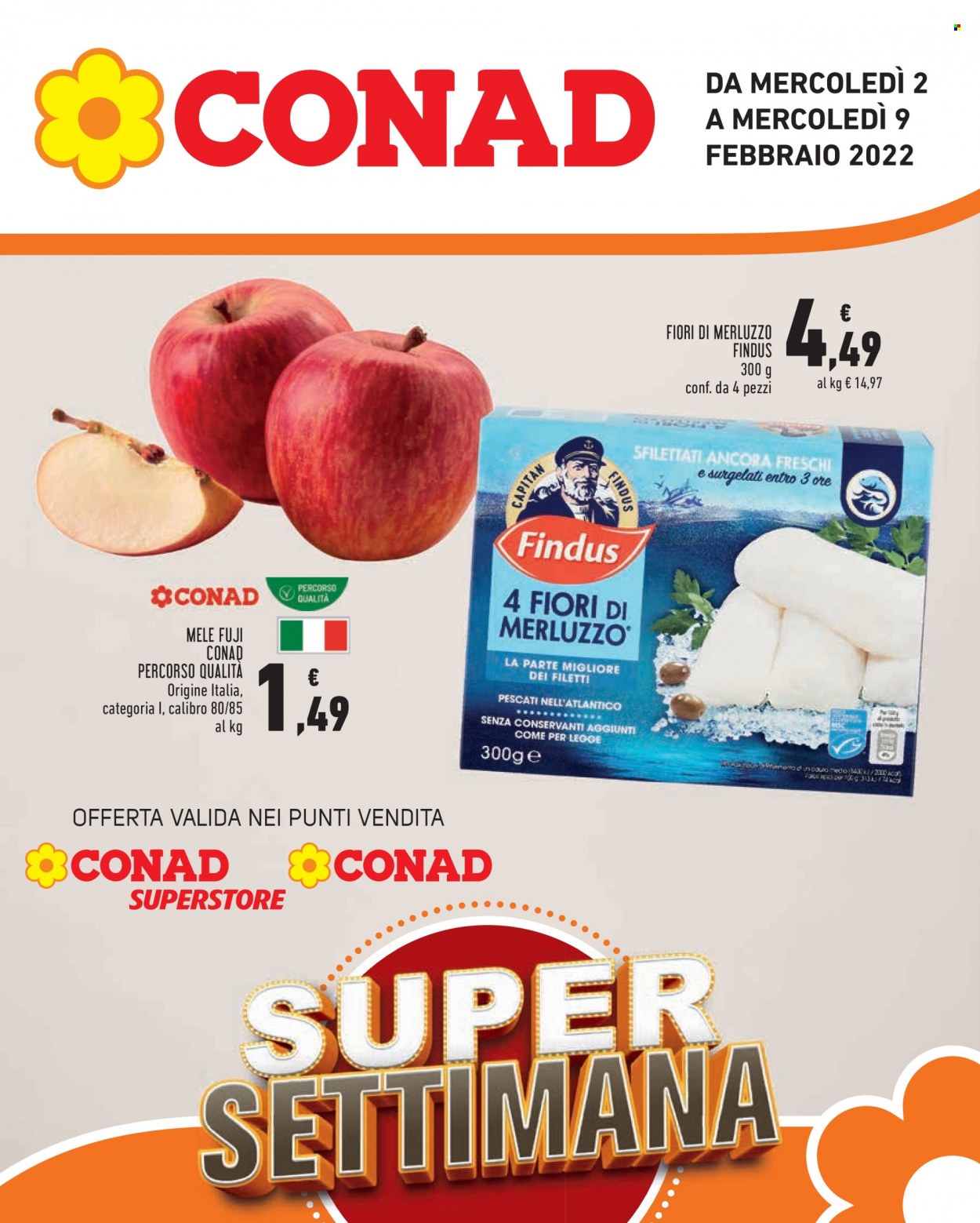 Volantino Conad - 2/2/2022 - 9/2/2022. Pagina 1