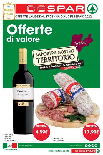 Volantino Despar - 27/1/2022 - 9/2/2022.