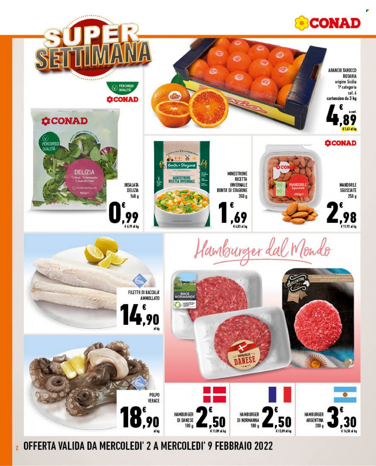 Leták Conad - 2.2.2022 - 9.2.2022. Strana 2