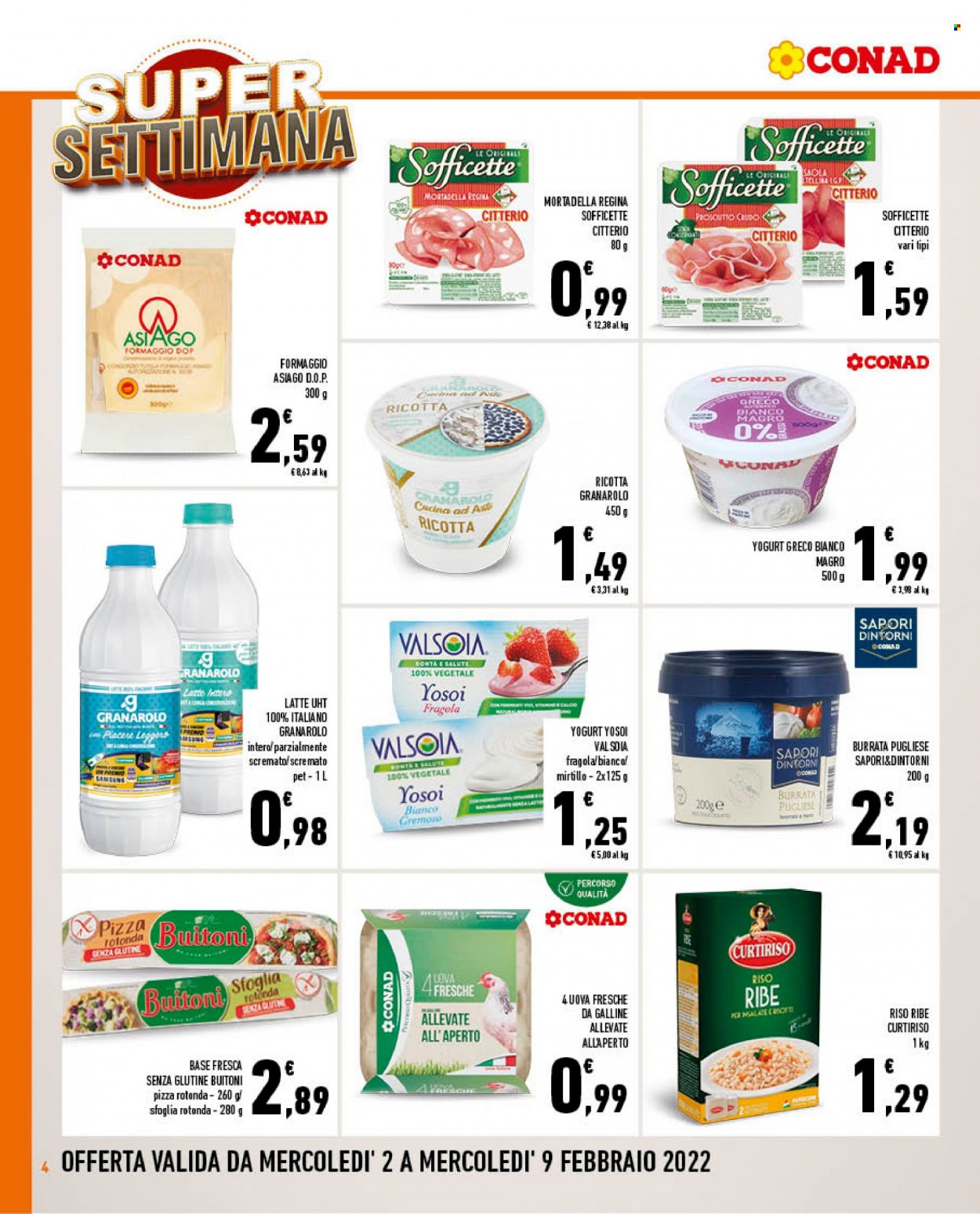 Leták Conad - 2.2.2022 - 9.2.2022. Strana 4