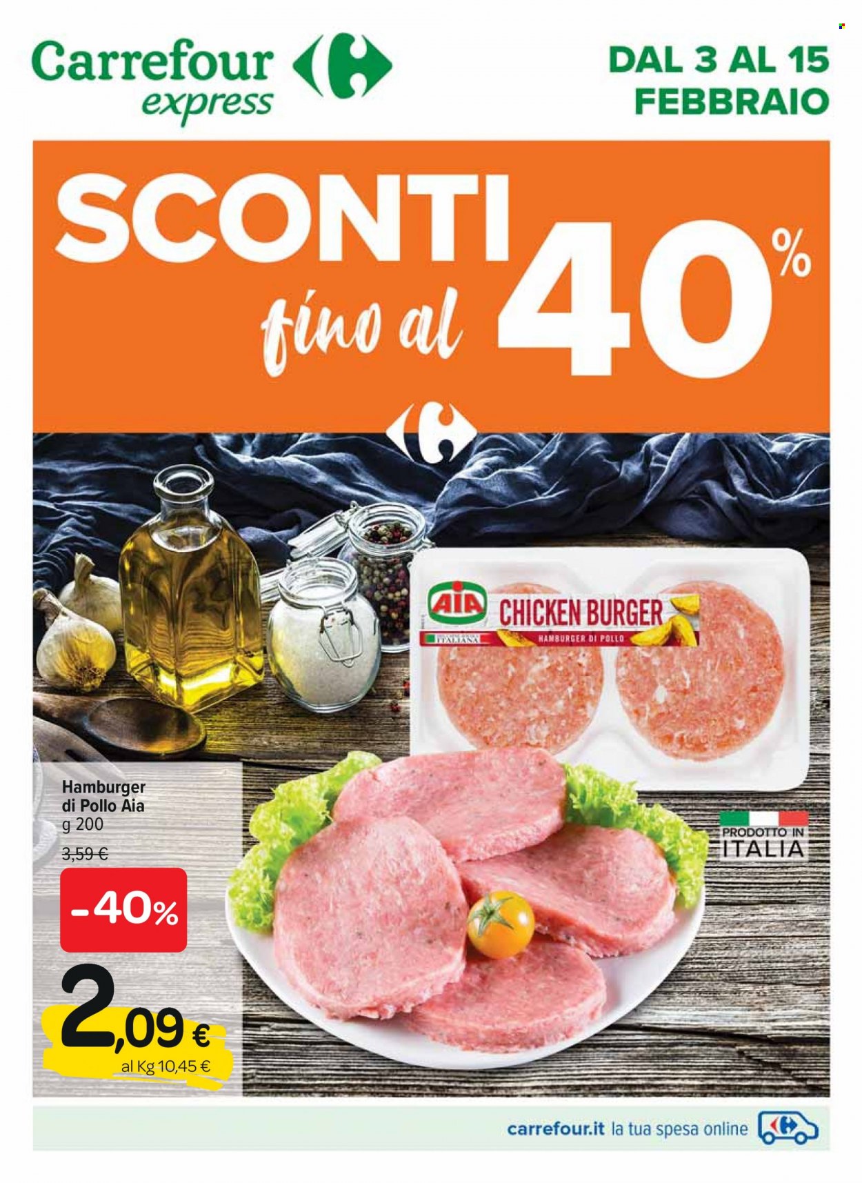 Volantino Carrefour - 3/2/2022 - 15/2/2022. Pagina 1