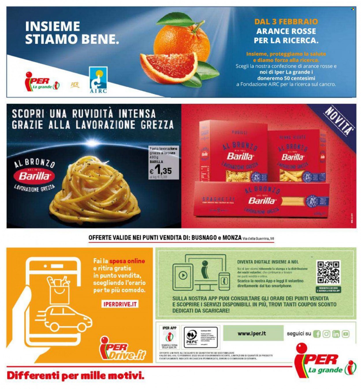 Volantino Iper, La grande i - 4/2/2022 - 13/2/2022. Pagina 40