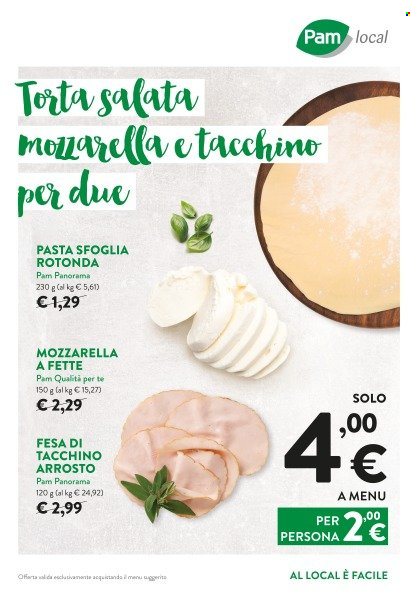Volantino Pam local. Pagina 1