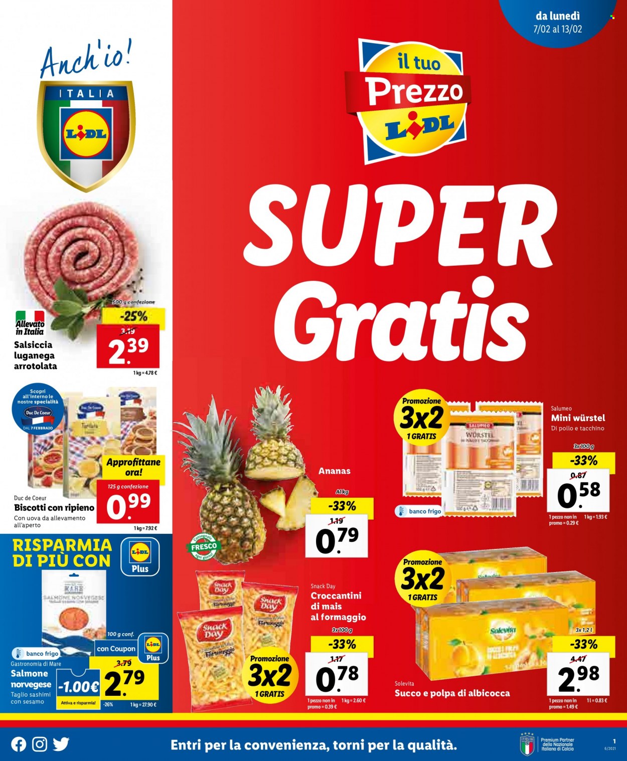 Volantino Lidl - 7/2/2022 - 13/2/2022. Pagina 1