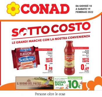 Volantino Conad - 10/2/2022 - 19/2/2022.