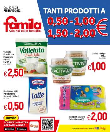Volantino Famila - 10/2/2022 - 23/2/2022.