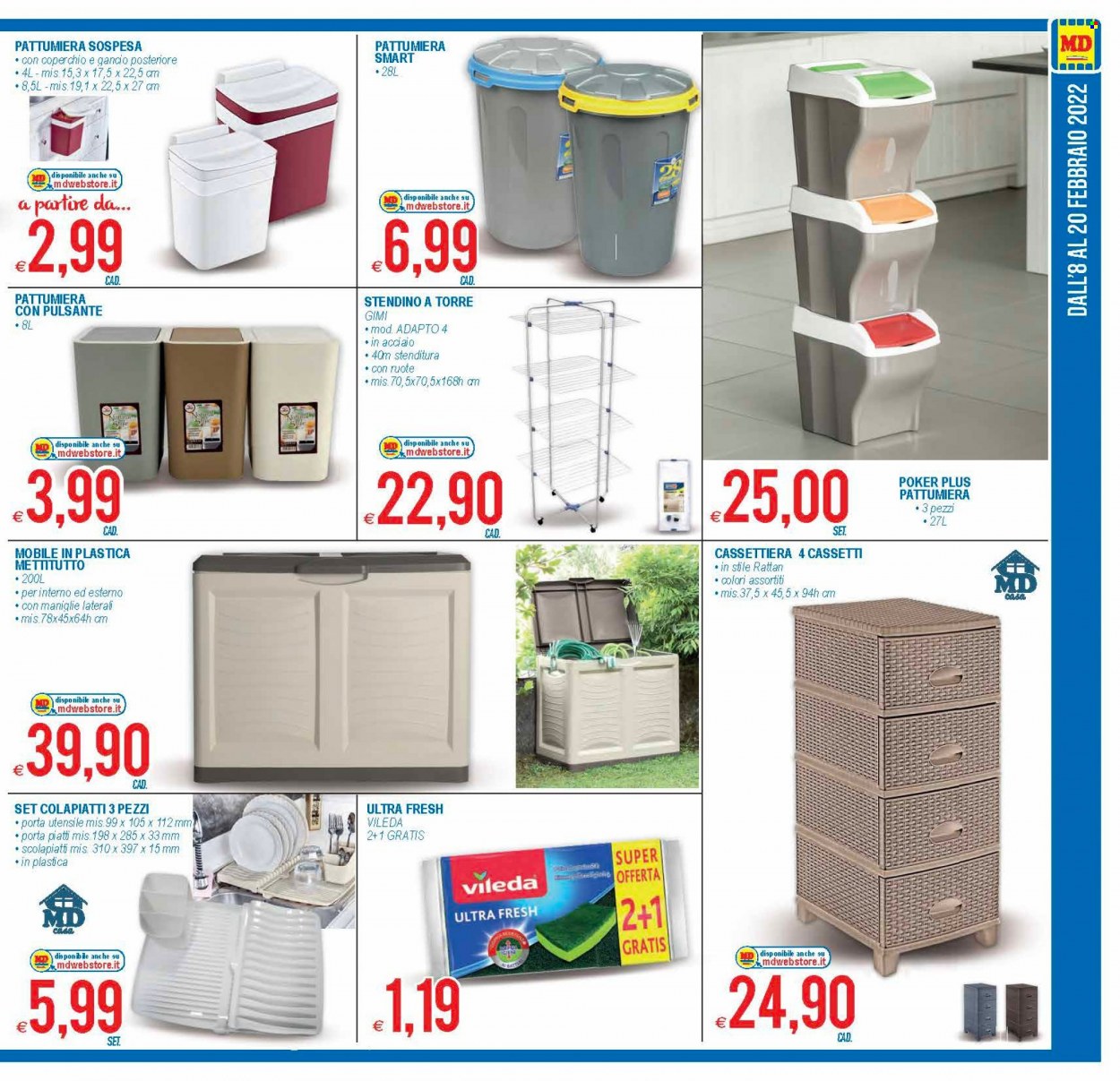 Volantino MD Discount - 8/2/2022 - 20/2/2022. Pagina 23