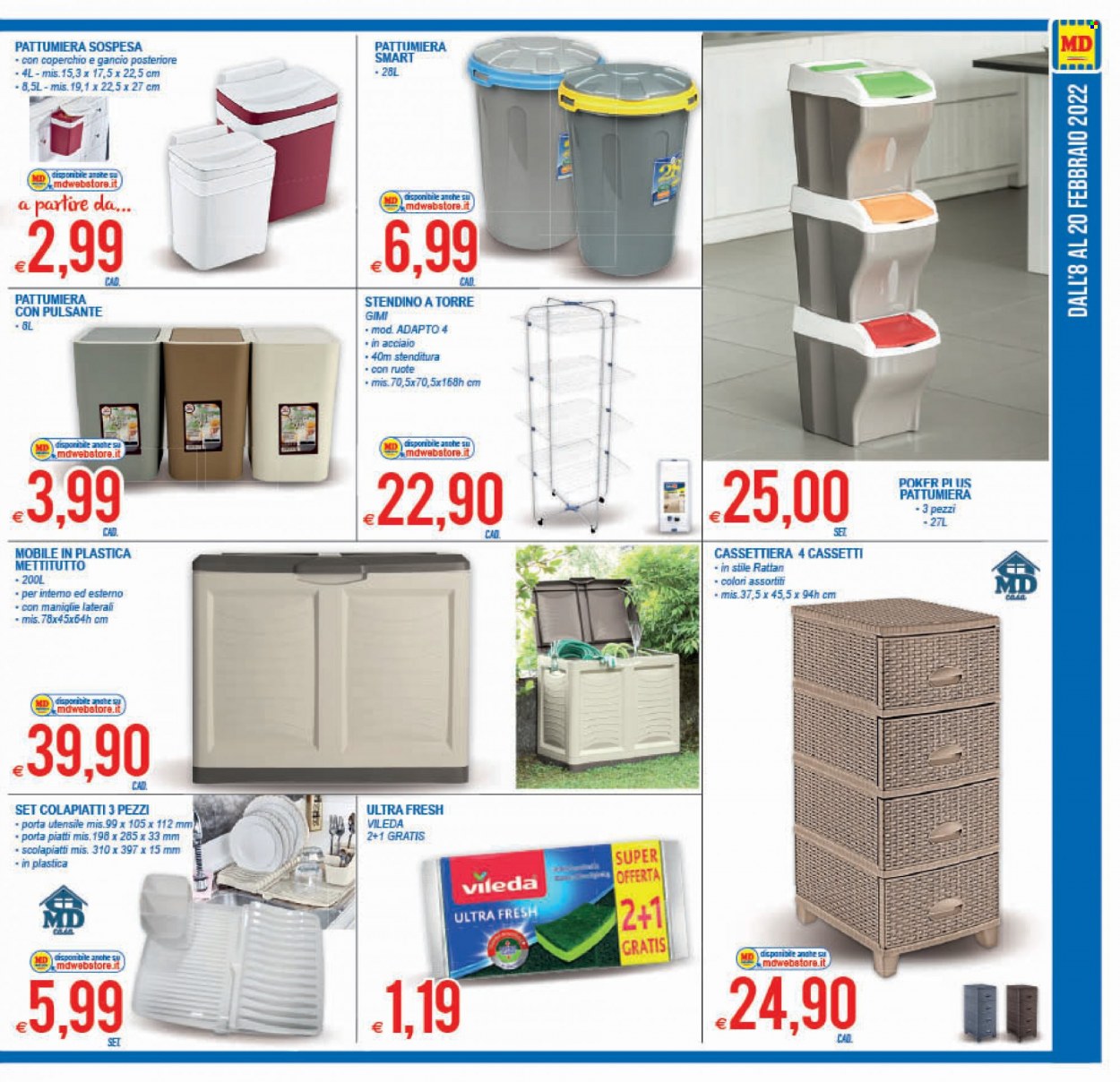 Volantino MD Discount - 8/2/2022 - 20/2/2022. Pagina 23