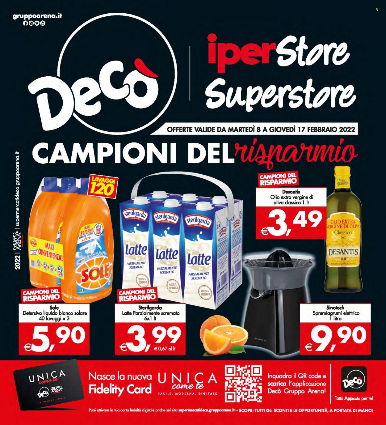 Volantino Deco - 8/2/2022 - 17/2/2022. Pagina 1
