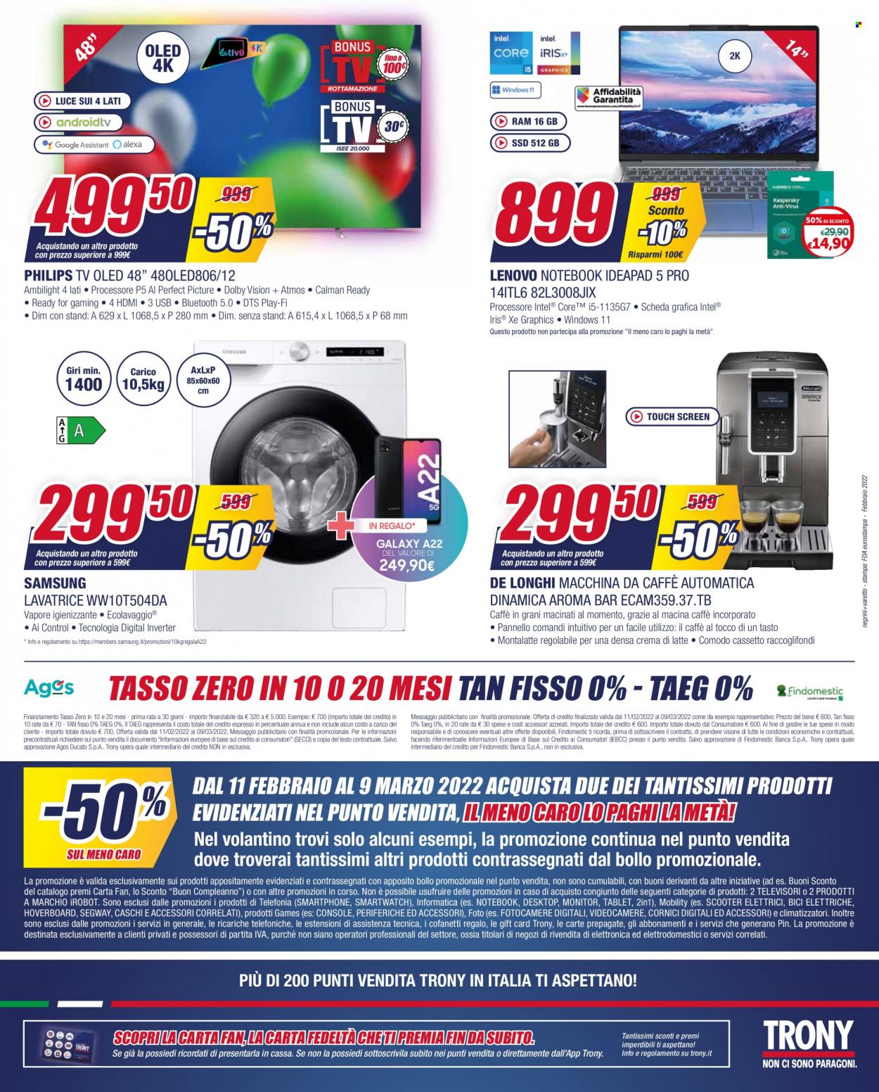 Volantino Trony - 11/2/2022 - 9/3/2022. Pagina 18
