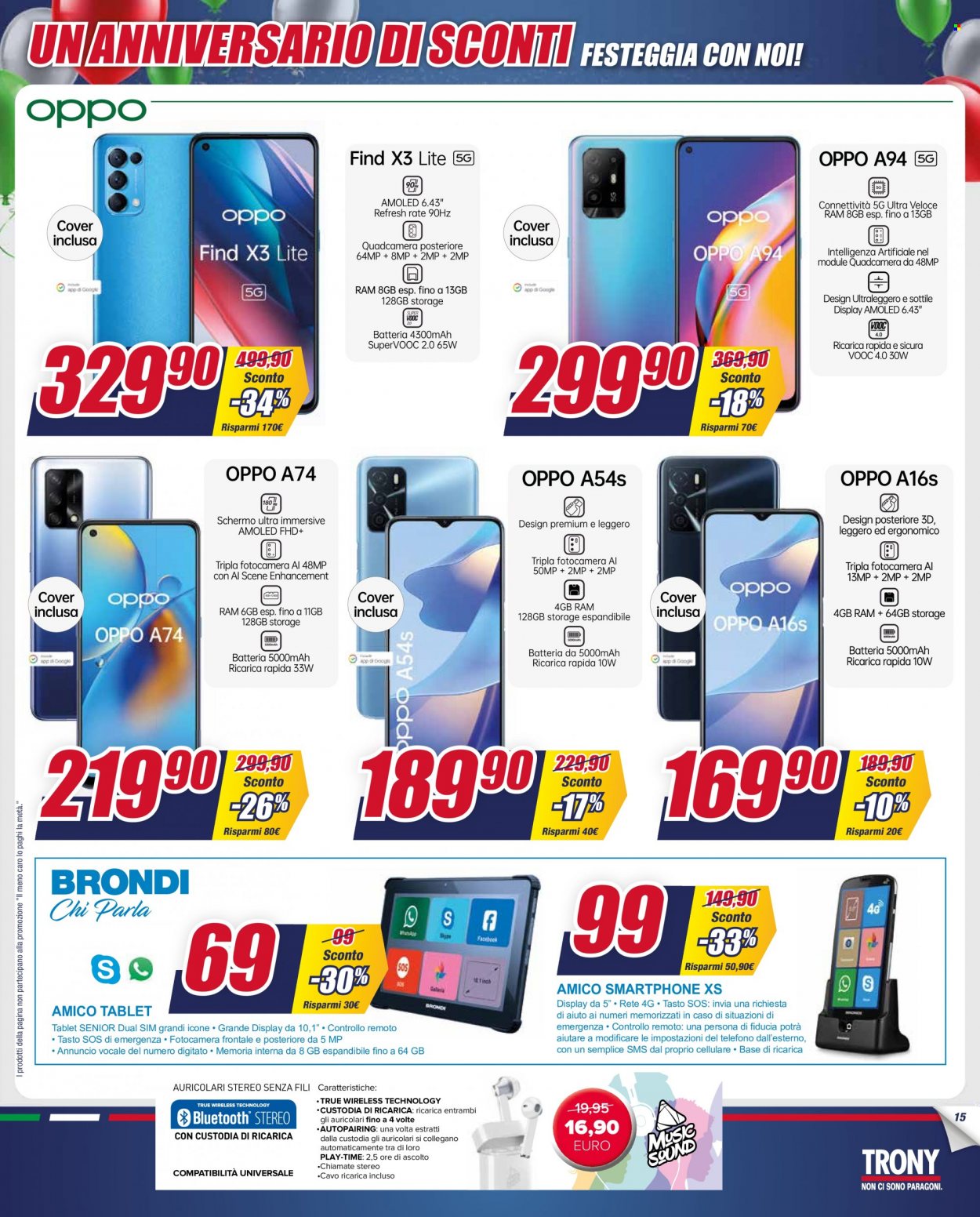 Volantino Trony - 11/2/2022 - 19/2/2022. Pagina 15