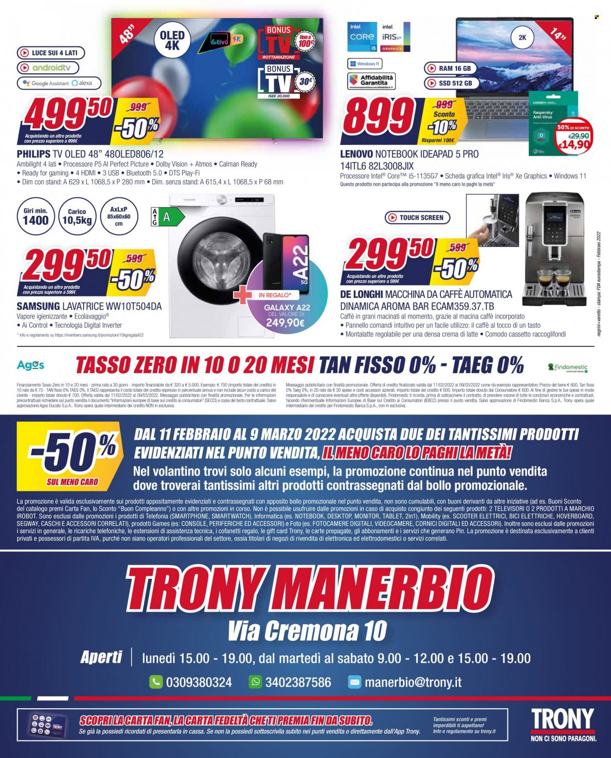 Volantino Trony - 11/2/2022 - 19/2/2022. Pagina 22