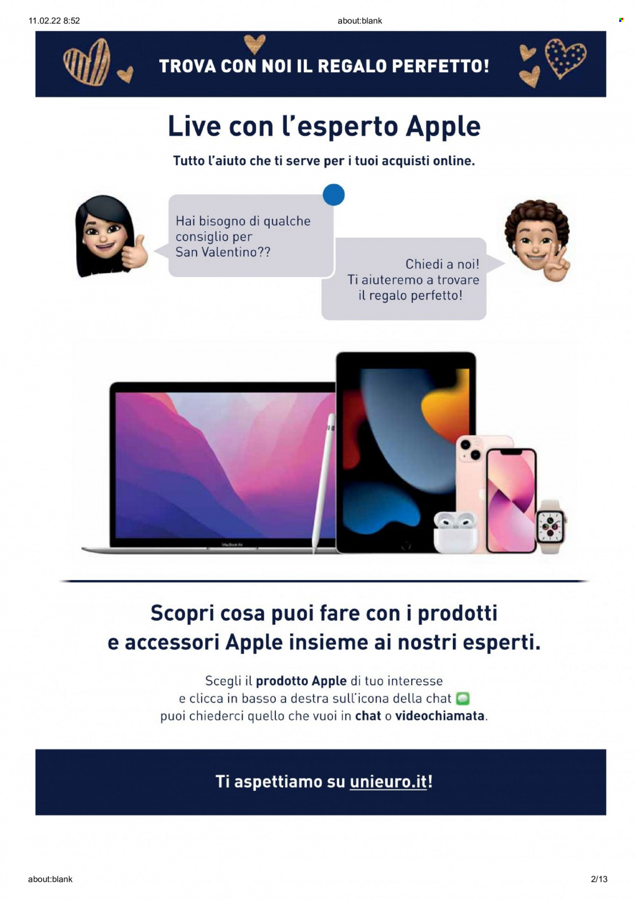 Volantino Unieuro - 8/2/2022 - 14/2/2022. Pagina 2