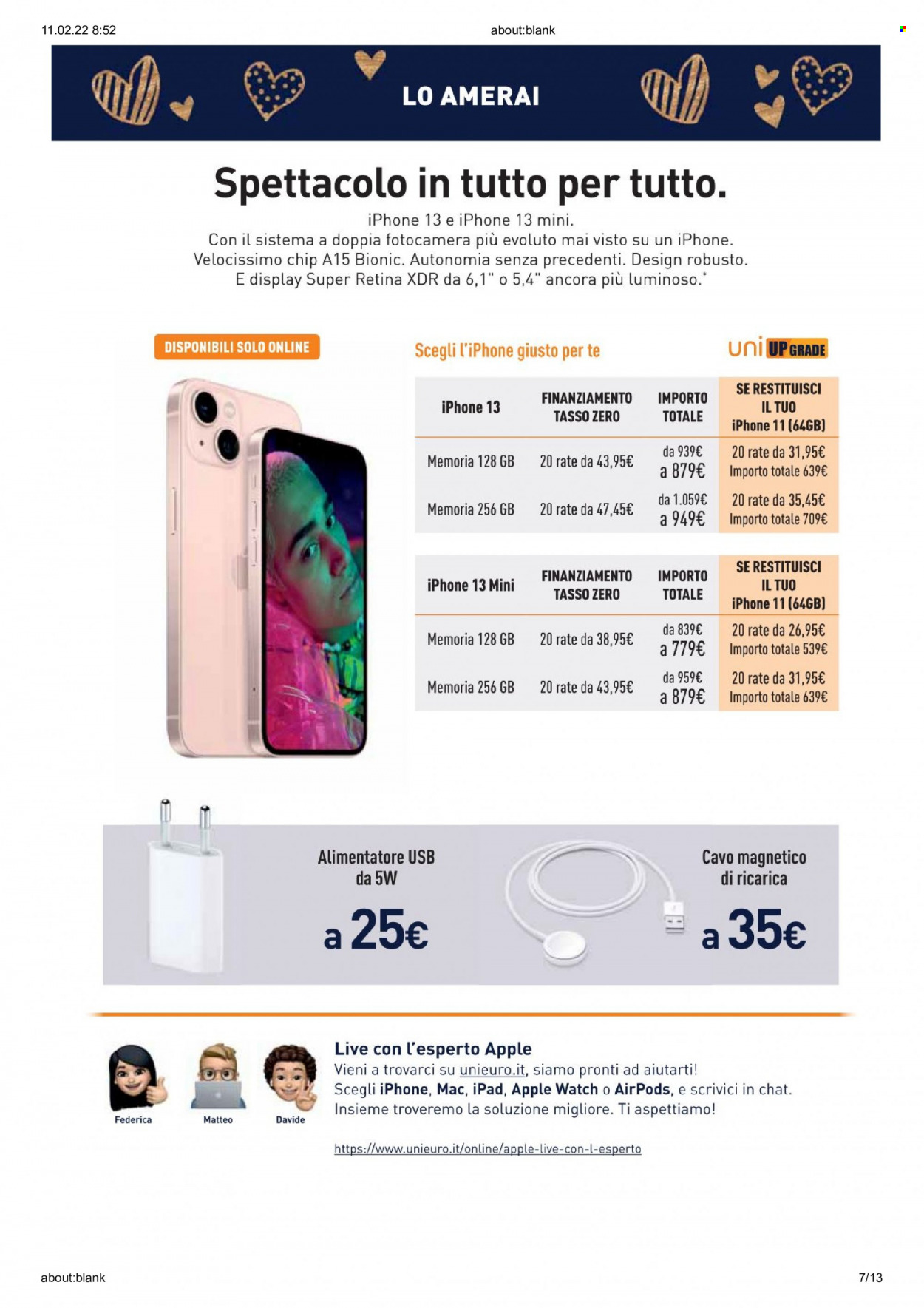 Volantino Unieuro - 8/2/2022 - 14/2/2022. Pagina 7