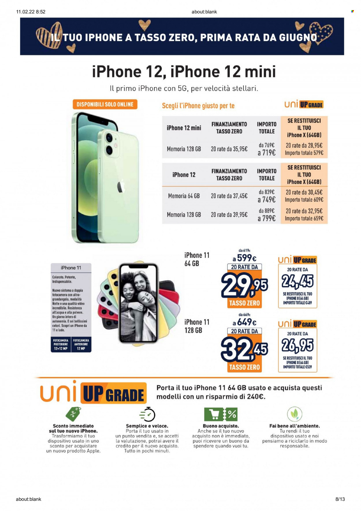 Volantino Unieuro - 8/2/2022 - 14/2/2022. Pagina 8