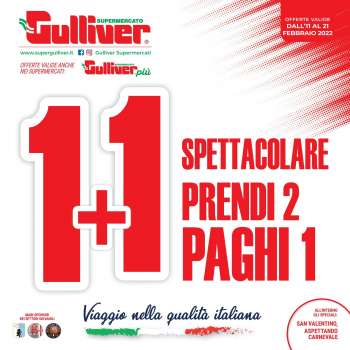 Volantino Gulliver - 11/2/2022 - 21/2/2022.