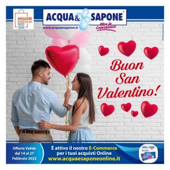 Volantino Acqua & Sapone - 14/2/2022 - 27/2/2022.