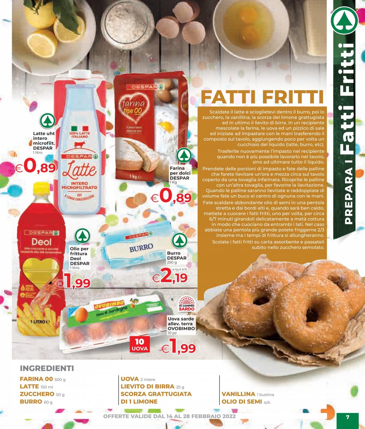 Volantino Eurospar - 14/2/2022 - 28/2/2022. Pagina 7