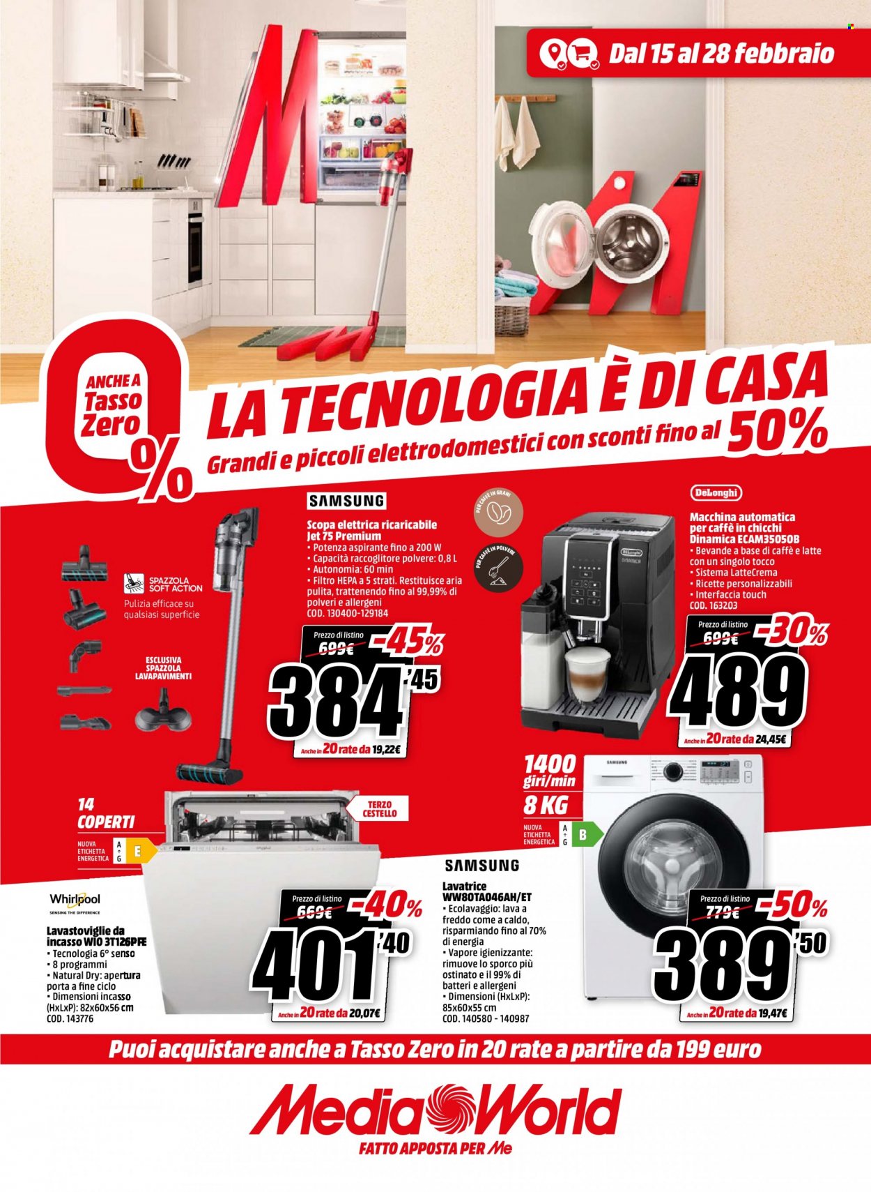 Volantino MediaWorld - 15/2/2022 - 28/2/2022. Pagina 1