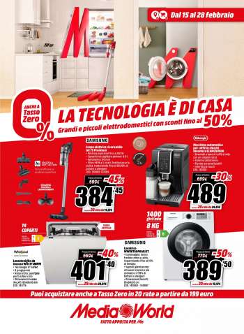 Volantino MediaWorld - 15/2/2022 - 28/2/2022.
