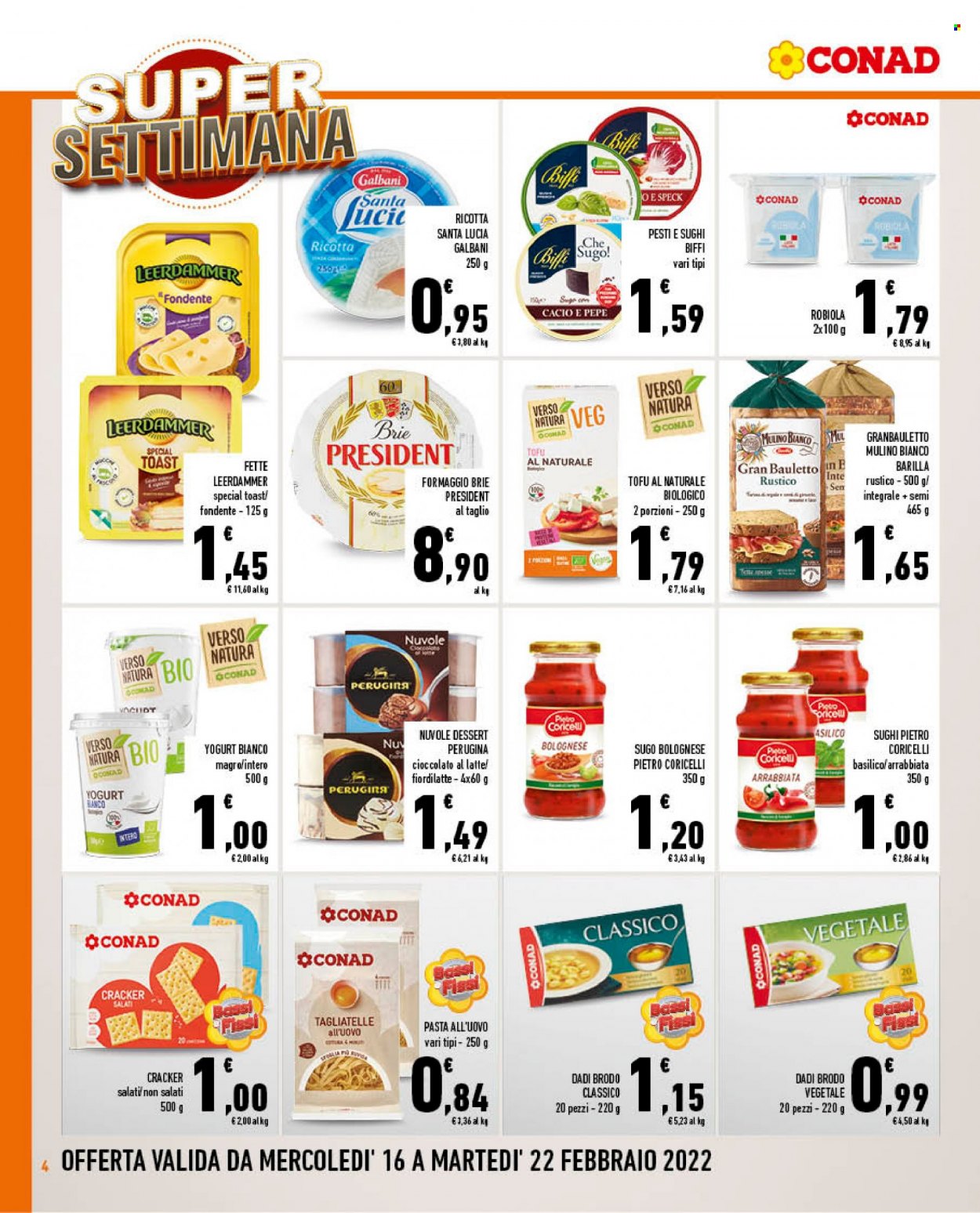 Leták Conad - 16.2.2022 - 22.2.2022. Strana 4