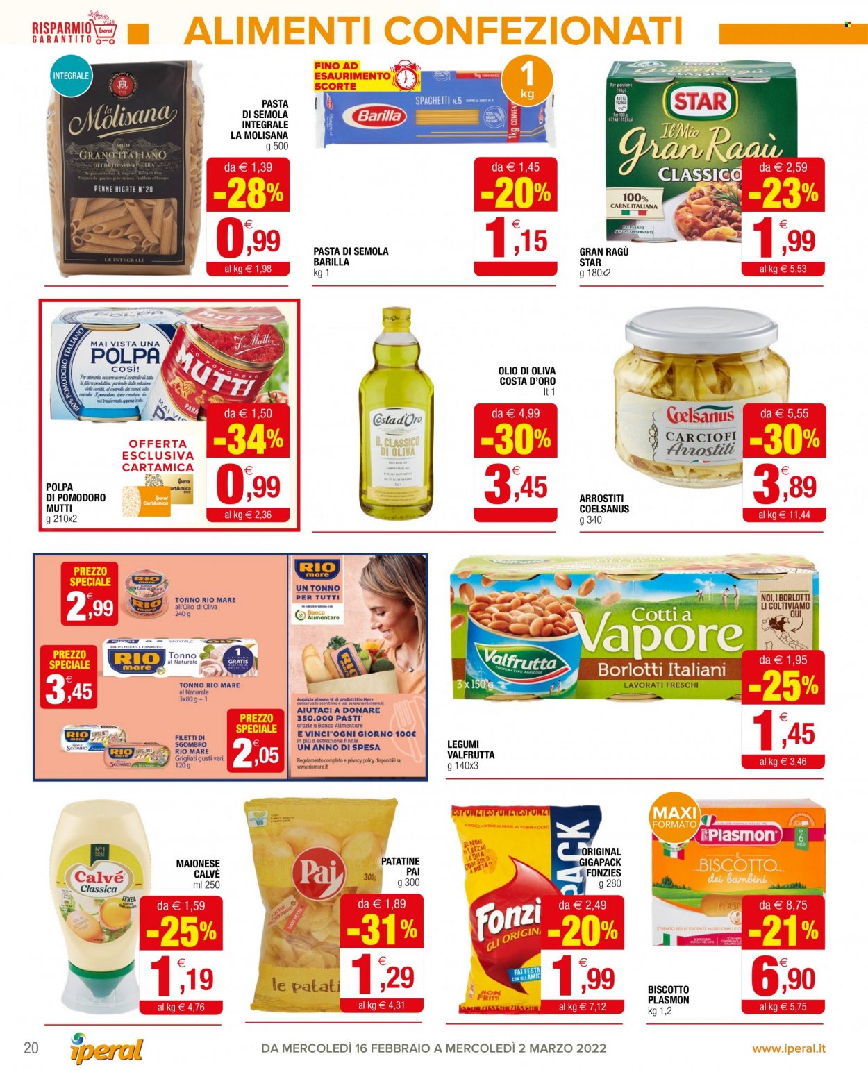 Volantino Iperal - 16/2/2022 - 2/3/2022. Pagina 20