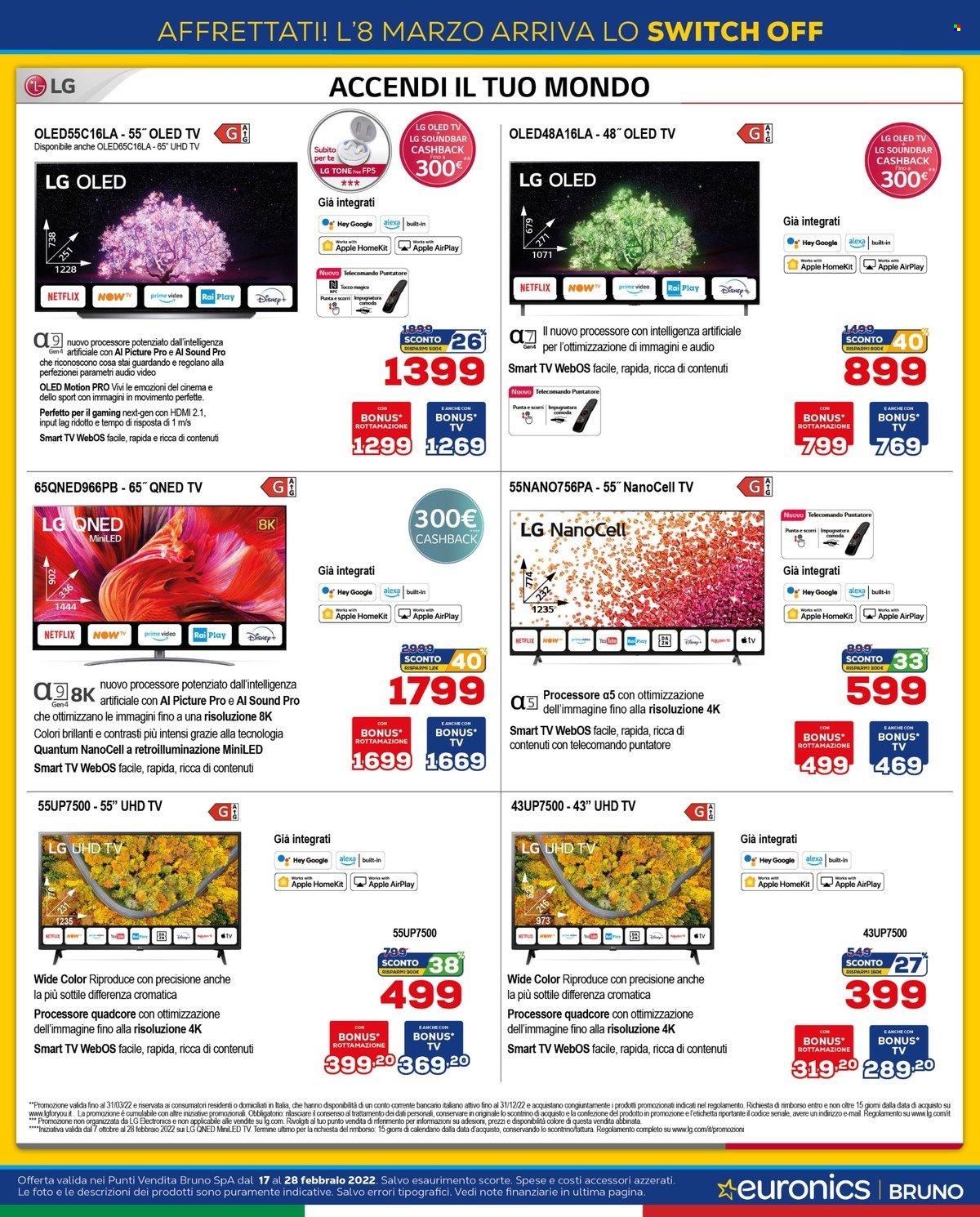 Volantino Euronics - 17/2/2022 - 28/2/2022. Pagina 13