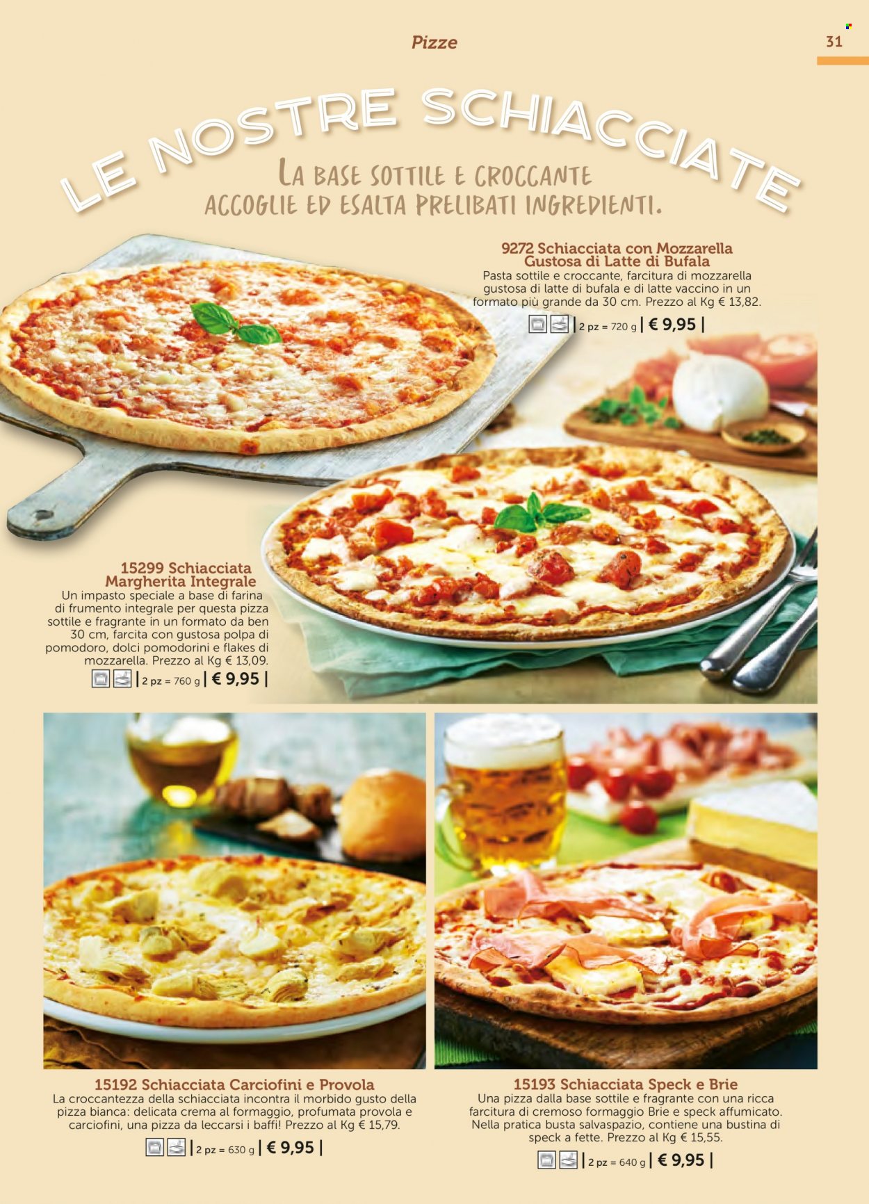 thumbnail - Volantino Bofrost - Prodotti in offerta - carciofi, pizza. Pagina 31.