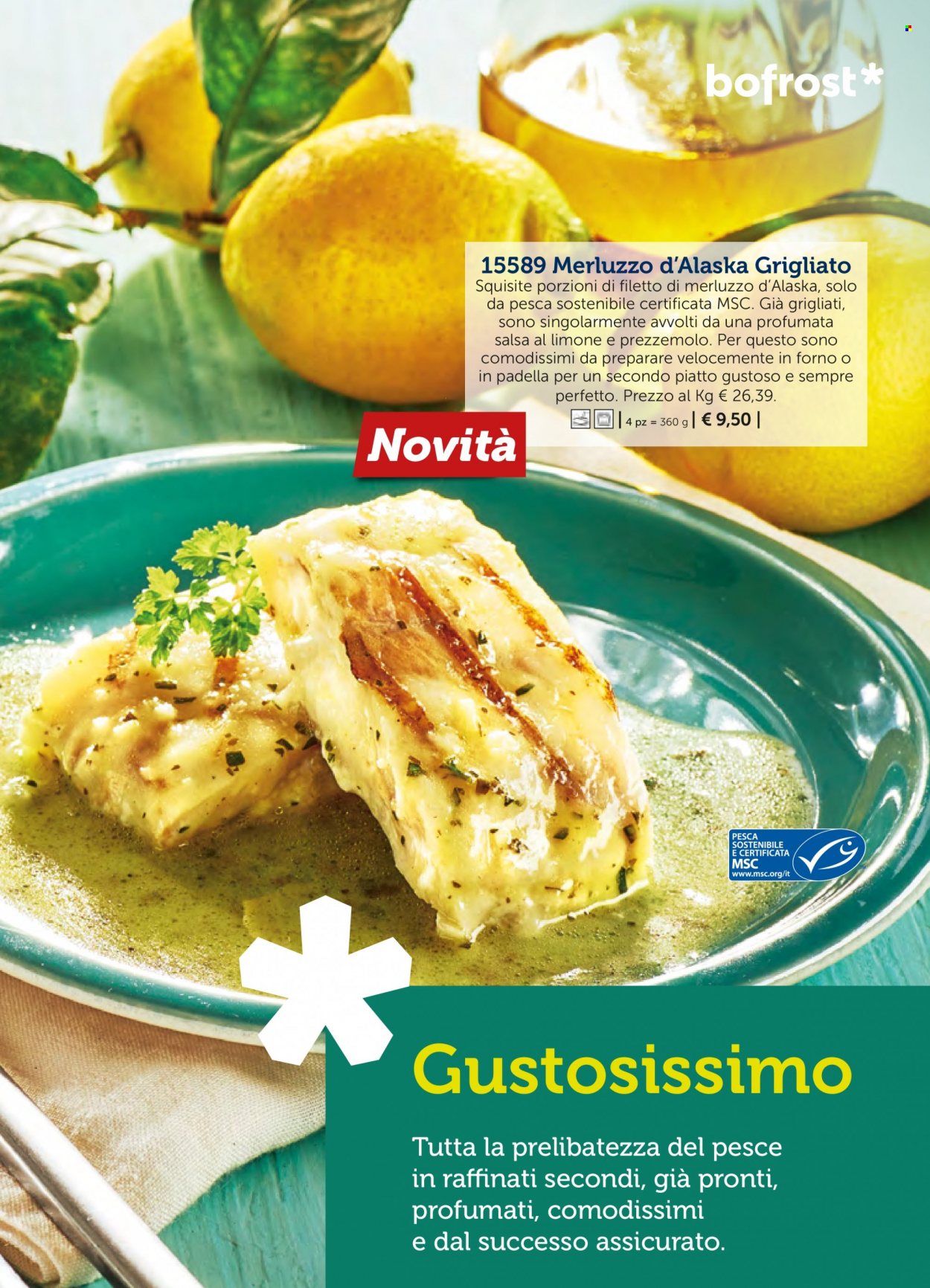 thumbnail - Volantino Bofrost - Prodotti in offerta - filetti di merluzzo, merluzzo. Pagina 83.