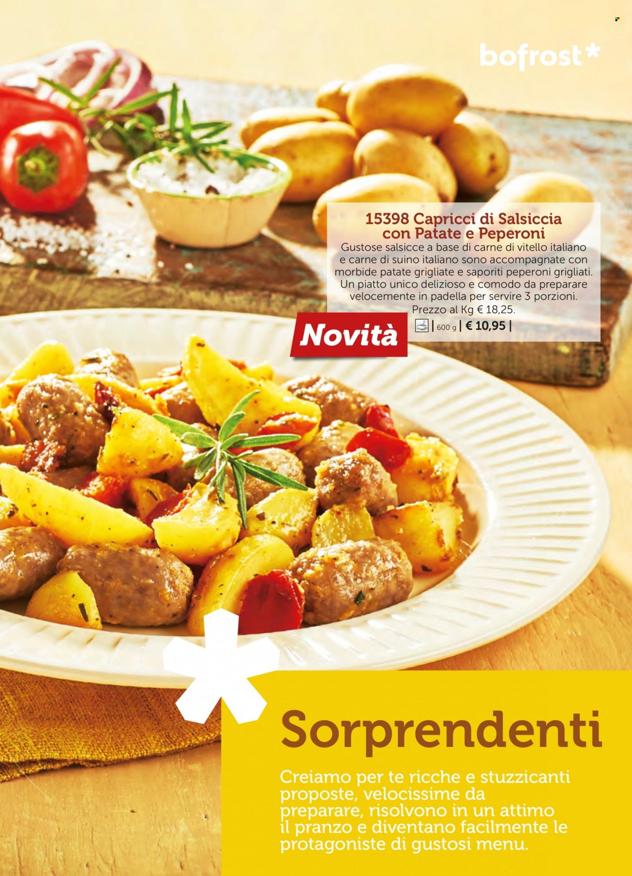 thumbnail - Volantino Bofrost - Prodotti in offerta - vitello, suino, peperoni grigliati, patate al forno, patate grigliate. Pagina 97.