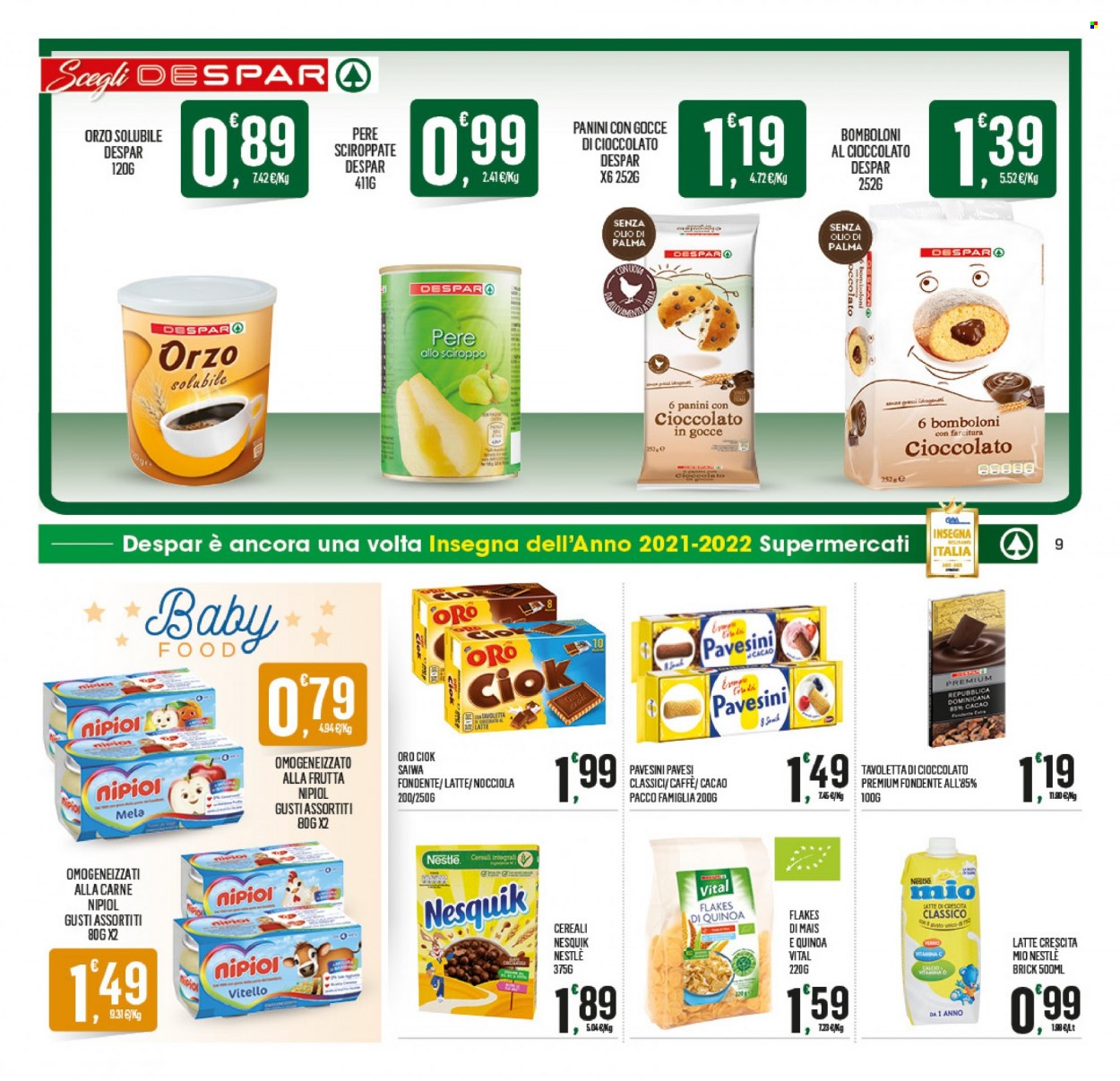 Volantino Despar - 17/2/2022 - 24/2/2022. Pagina 9