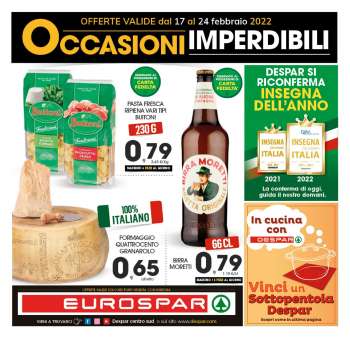 Volantino Eurospar - 17/2/2022 - 24/2/2022.